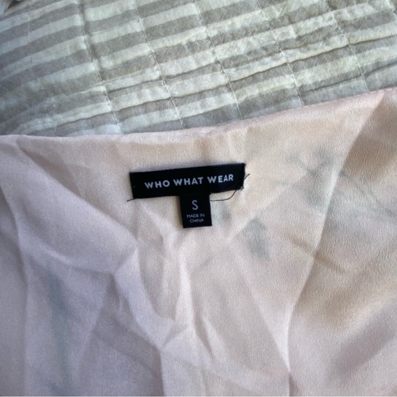 Who What Wear Pink Floral Slip Dress - Picture 4 of 7